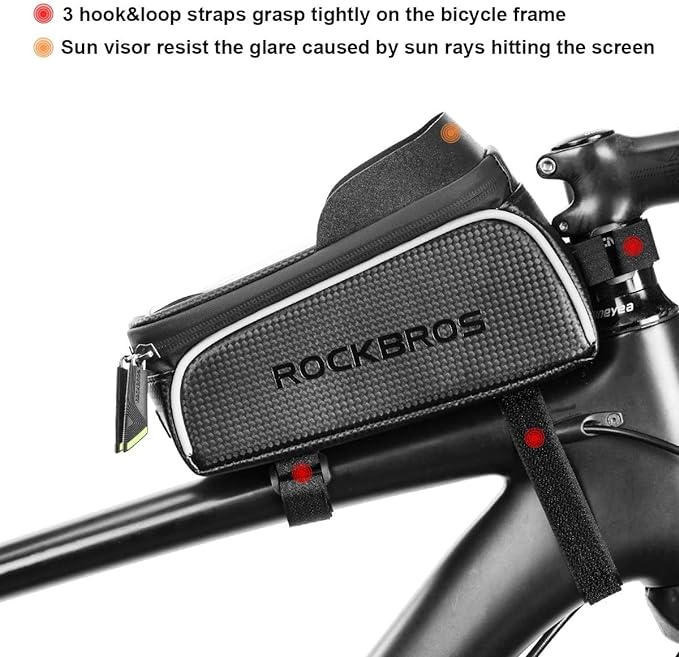 ROCKBROS® - Bolso de marco para Bicicleta